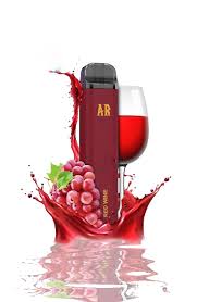 Arabisk AR Red Wine disposable vape with grapes and wine glass splash