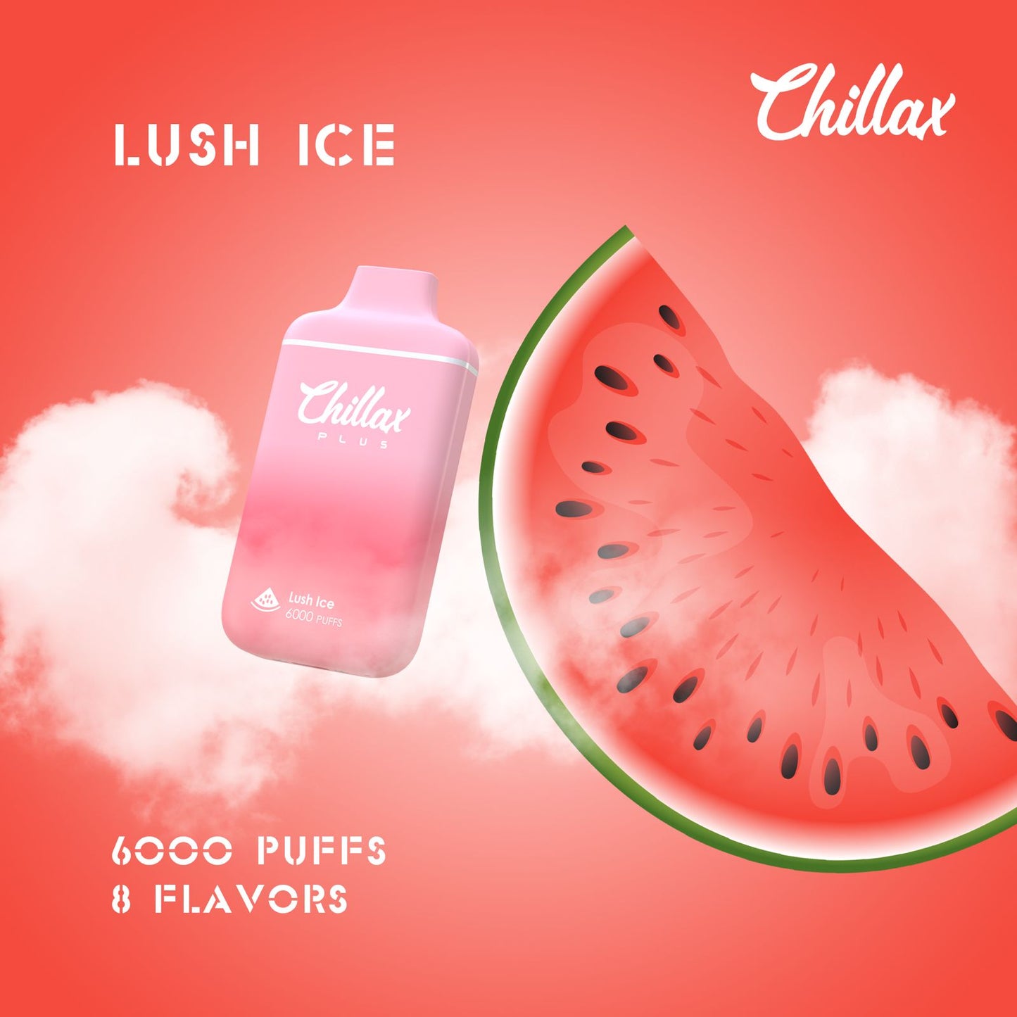 Chillax Plus 6000 Puffs Disposable Vape with Lush Ice Flavor