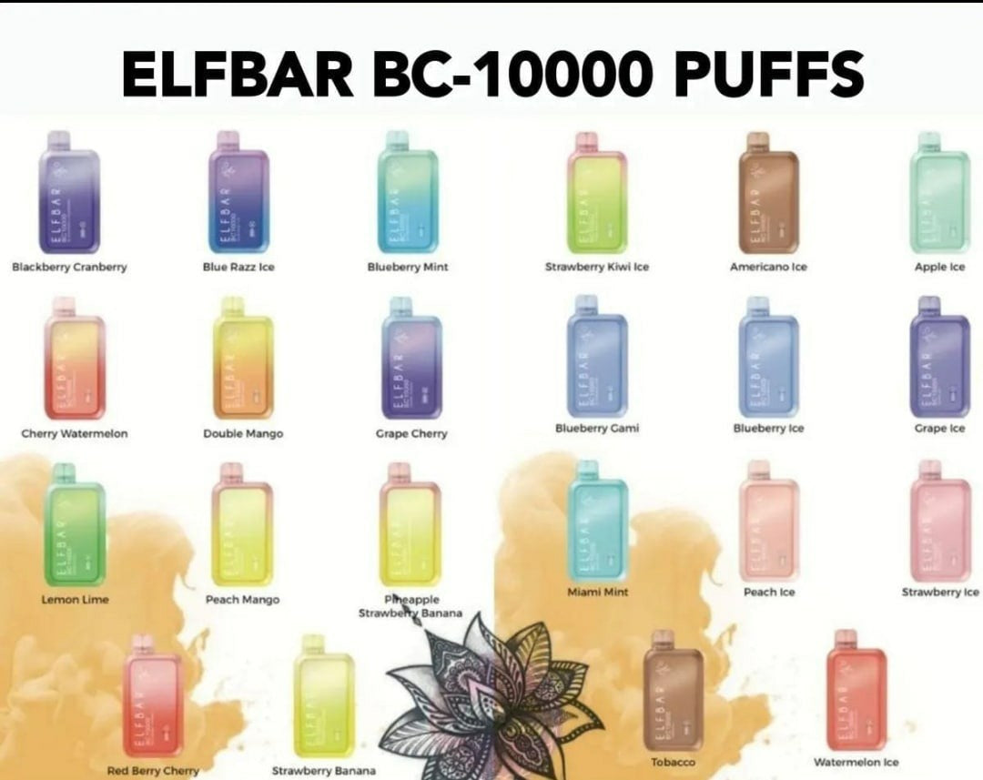 Elf Bar BC10000 Puffs Disposable Vape In UAE