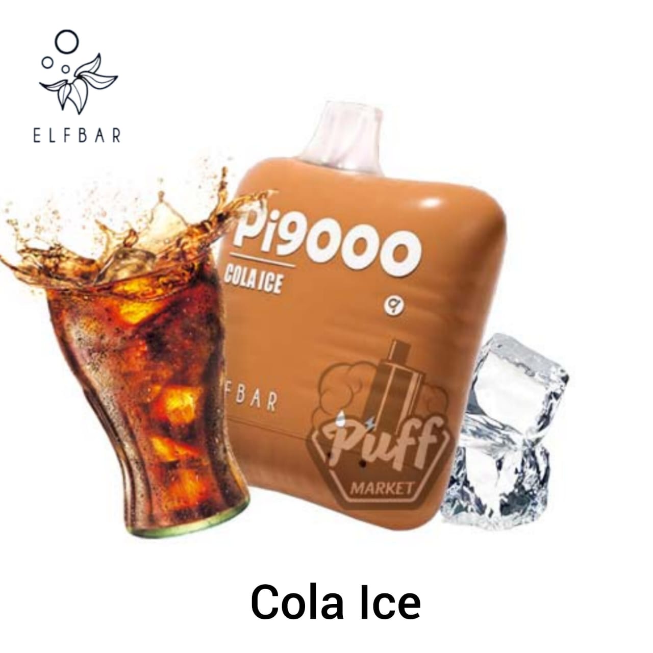ElfBar Pi9000 Disposable Vape with cola ice flavor