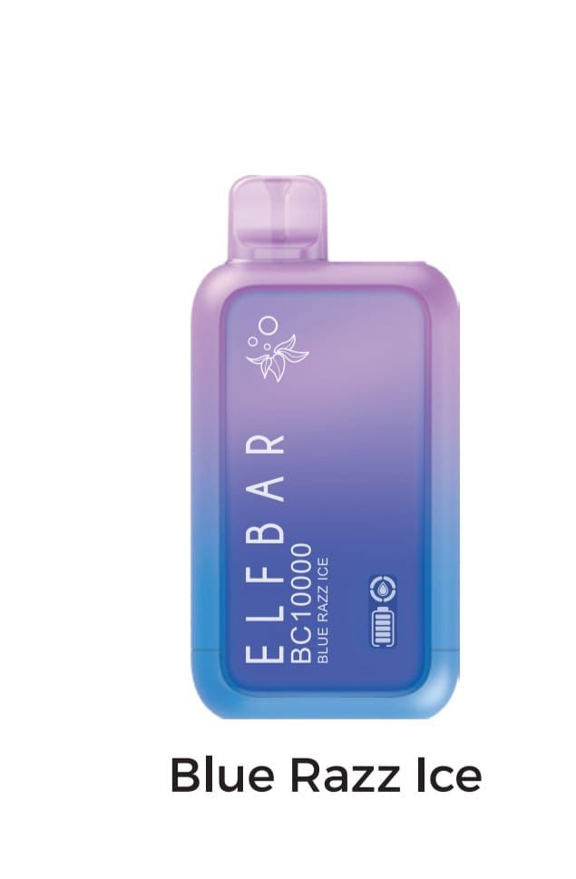 Elf Bar BC10000 Blue Razz Ice – disposable vape with blue razz ice flavor