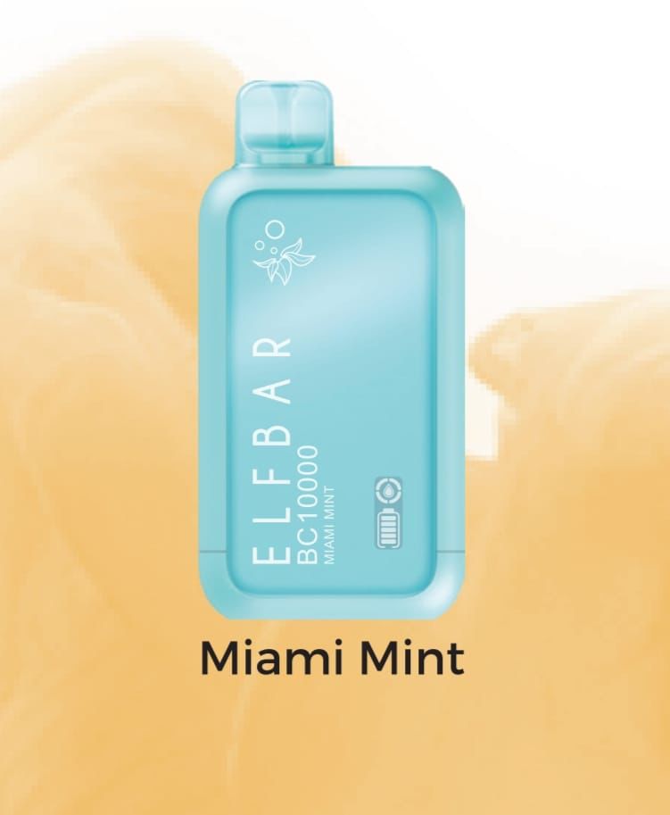 Elf Bar BC10000 Miami Mint – disposable vape with Miami mint flavor