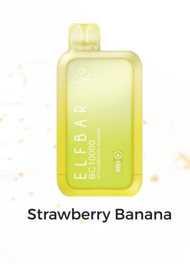 Elf Bar BC10000 Strawberry Banana – disposable vape with strawberry banana flavor
