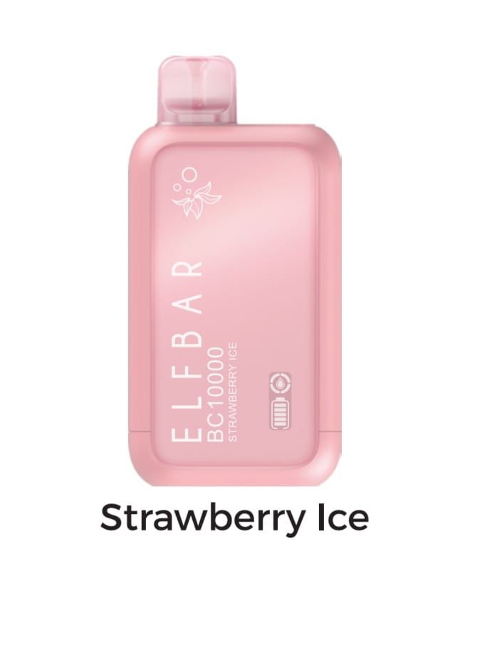 Elf Bar BC10000 Strawberry Ice – disposable vape with strawberry ice flavor