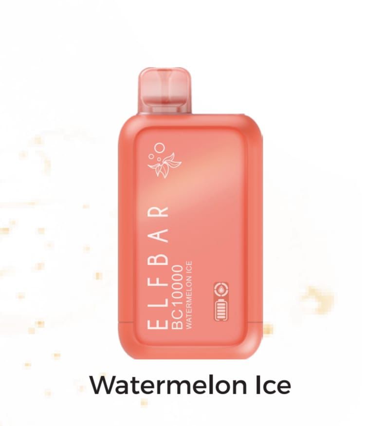 Elf Bar BC10000 Watermelon Ice – disposable vape with watermelon ice flavor