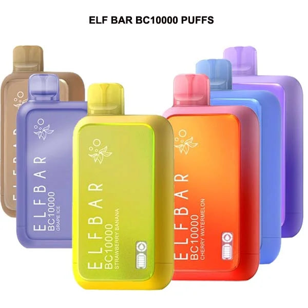 Elf Bar BC10000 – disposable vape lineup with multiple flavors options