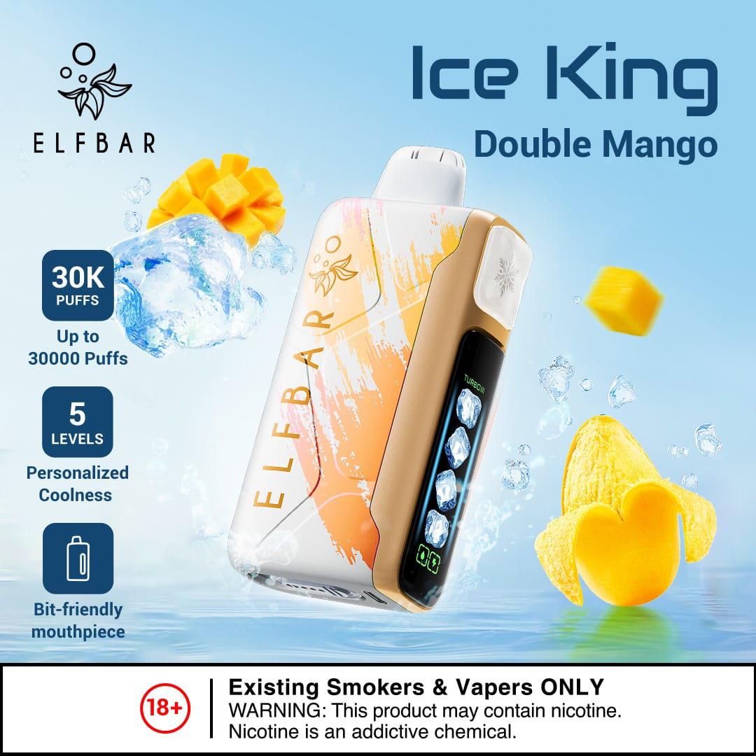 Elf Bar Ice King Double Mango disposable vape 30000 puffs