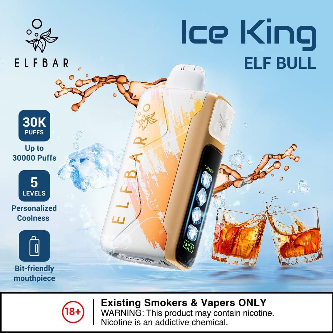 Elf Bar Ice King Elf Bull disposable vape 30000 puffs