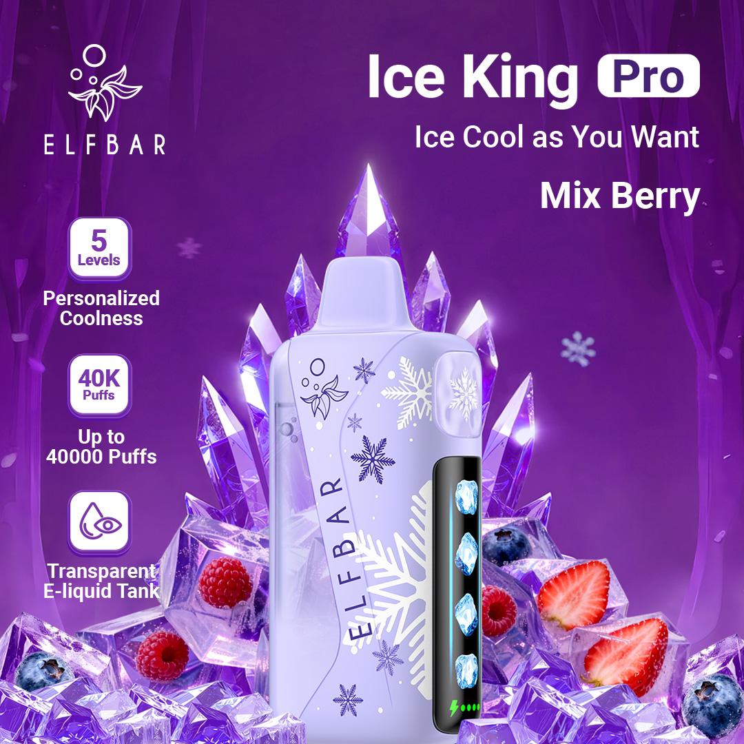 Elfbar Ice King Pro Mix Berry vape 40000 puffs