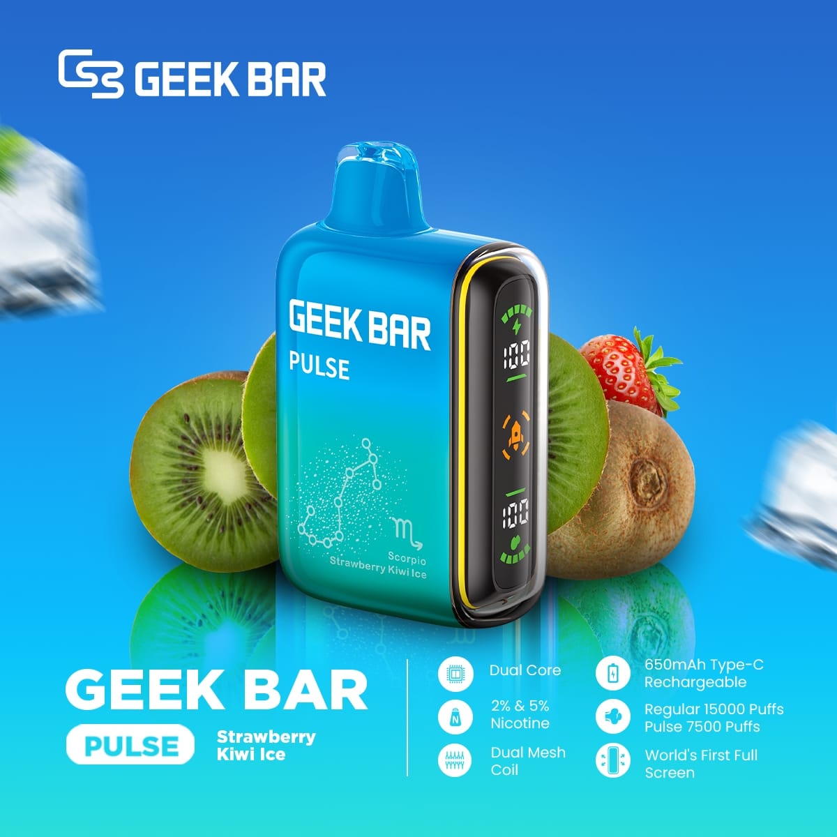 geek bar pulse strawberry kiwi ice GEEK Bar Pulse 15000 Puffs Disposable Vape UAE geek bar pulse strawberry kiwi ice GEEK Bar Pulse 15000 Puffs Disposable Vape UAE