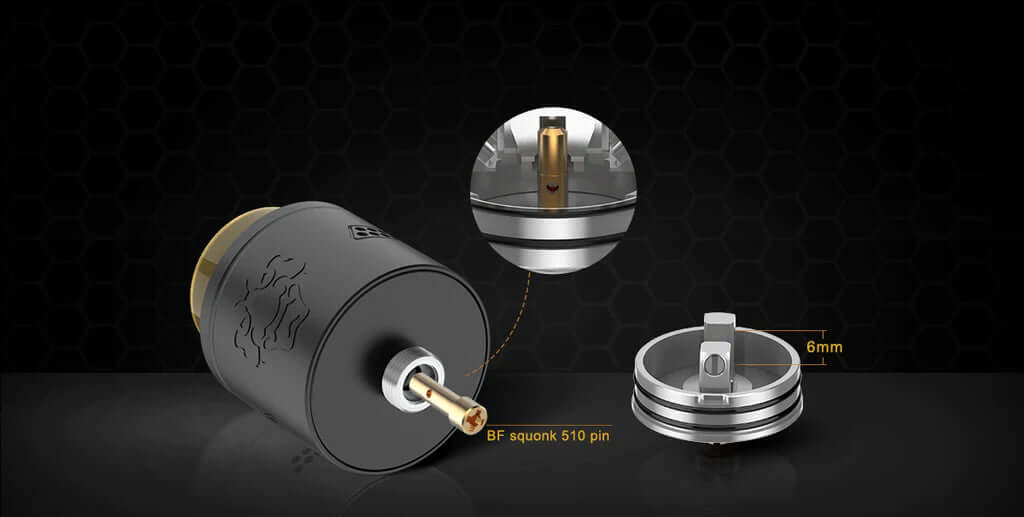Geek vape aegis solo 100w tengu rda BF squonk 510 pin