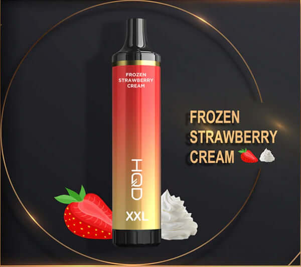 HQD XXL 4500 PUFFS Disposable Vape Frozen Strawberry Cream Flavor