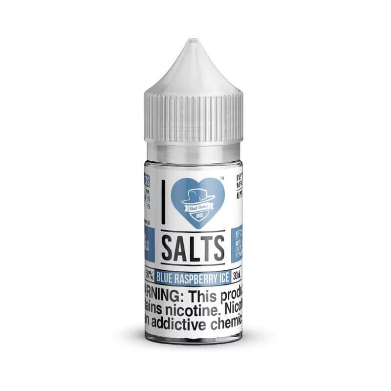 I Love Salts Blue Raspberry Ice nicotine salt e-liquid bottle