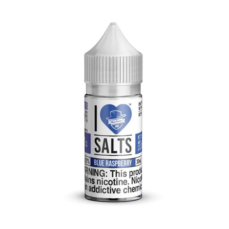 I Love Salts Blue Raspberry nicotine salt e-liquid bottle