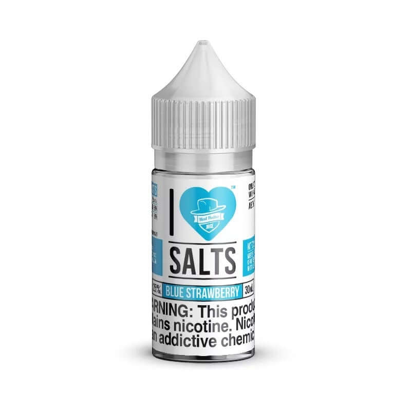 I Love Salts Blue Strawberry nicotine salt e-liquid bottle