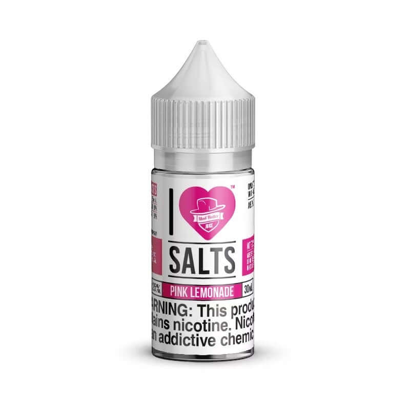 I Love Salts Pink Lemonade nicotine salt e-liquid bottle