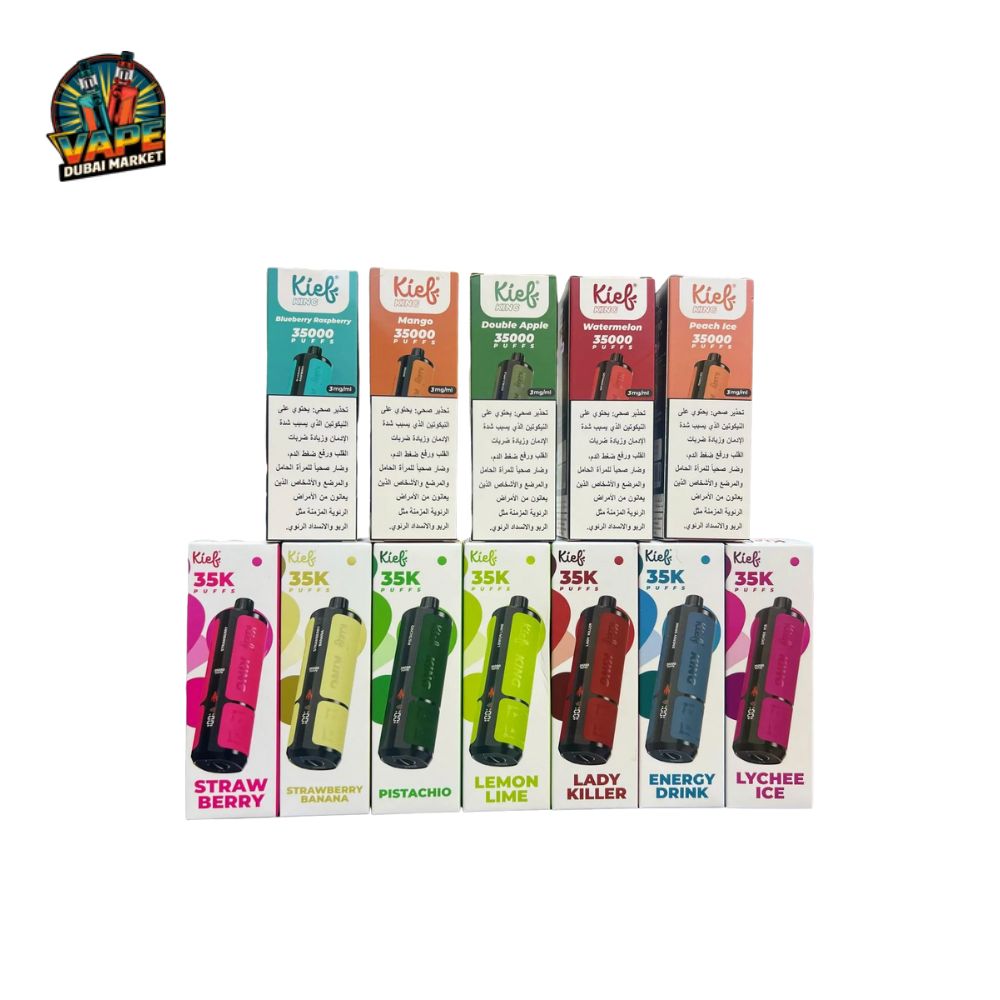 Kief King 35000 Puffs Disposable Vape with triple mesh coil all flavours
