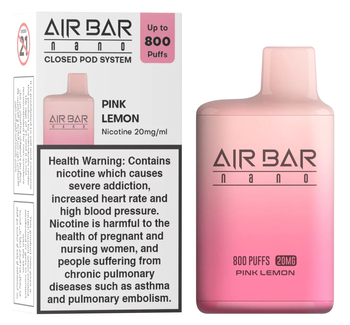 Air bar Nano 800 Puffs