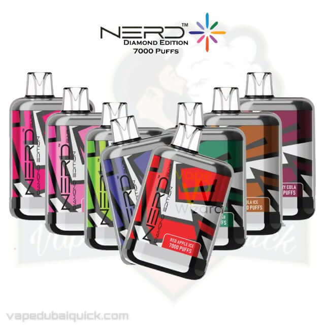 Nerd Bar Diamond Edition 7000 puffs – assorted disposable vape flavors collection