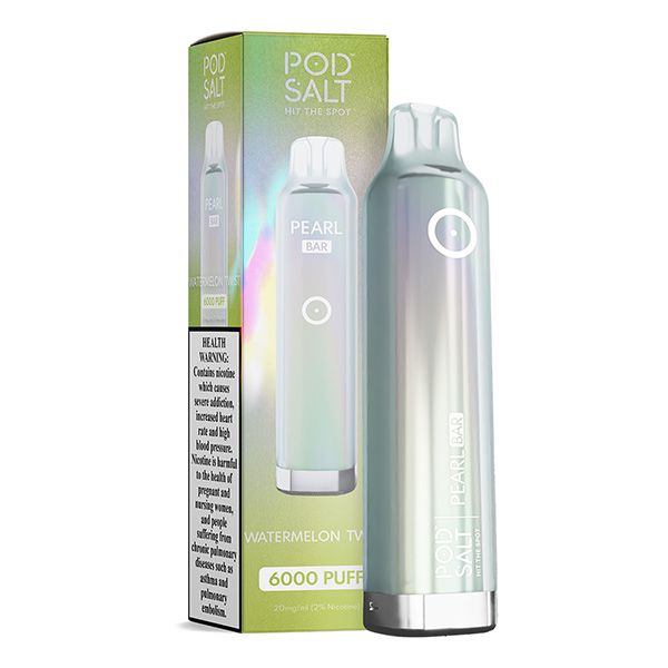 Pod Salt Pearl Bar Watermelon Twist – 6000 puffs disposable vape with watermelon twist flavor