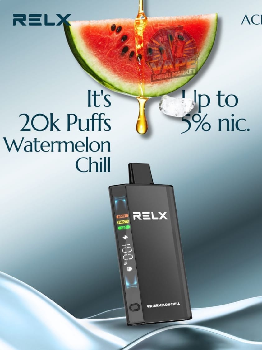 Relx Ace 20000 Puffs Watermelon Chill Disposable Vape in Dubai