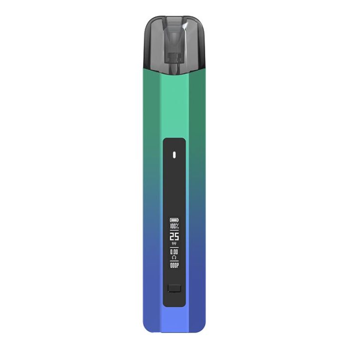 SMOK Nfix Pro Kit pod vape blue green color front view