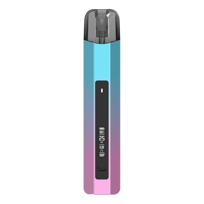 SMOK Nfix Pro Kit pod vape cyan pink color front view