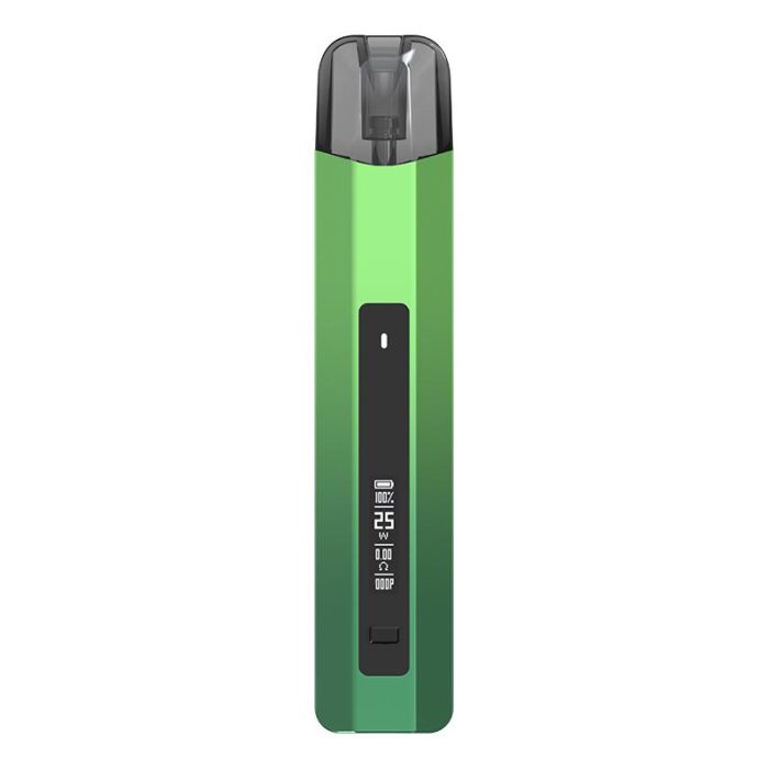 SMOK Nfix Pro Kit pod vape green gold color front view