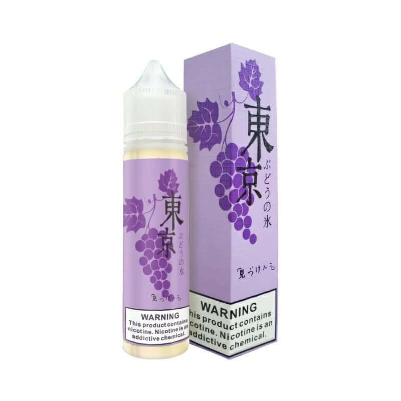 Tokyo grape ice e-liquid 60ml bottle and box Japan vape juice