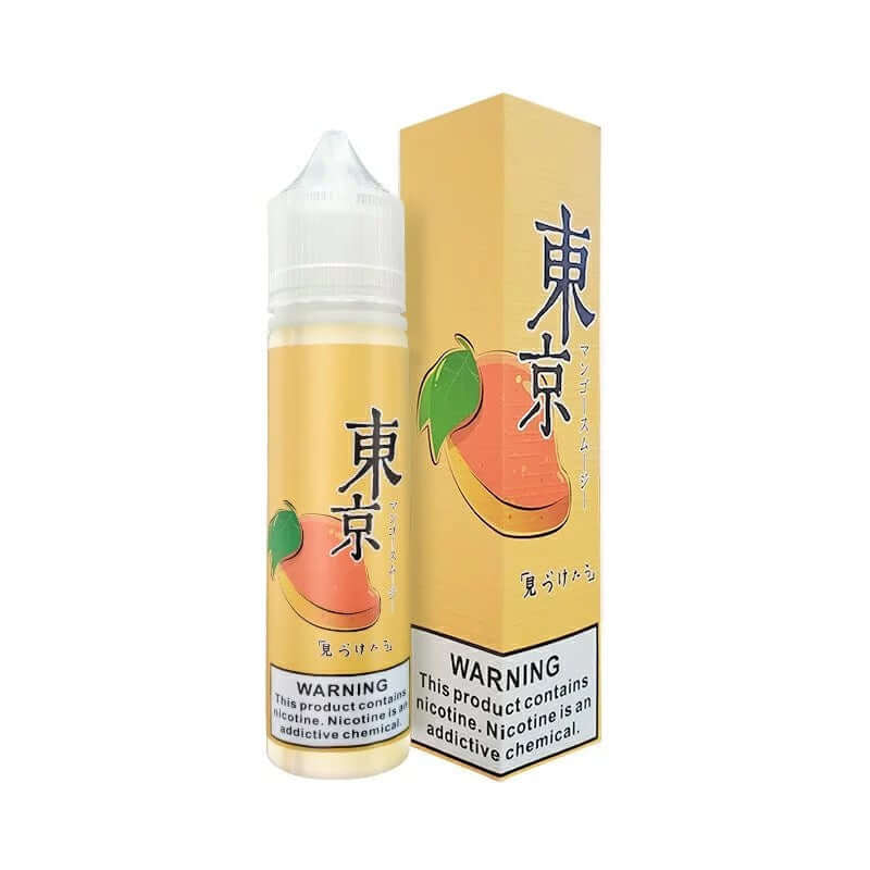 Tokyo mango smoothie e-liquid 60ml bottle and box Japan vape juice