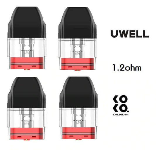 Uwell Caliburn KOKO replacement pods 4pcs 2ml for Caliburn and KOKO kits