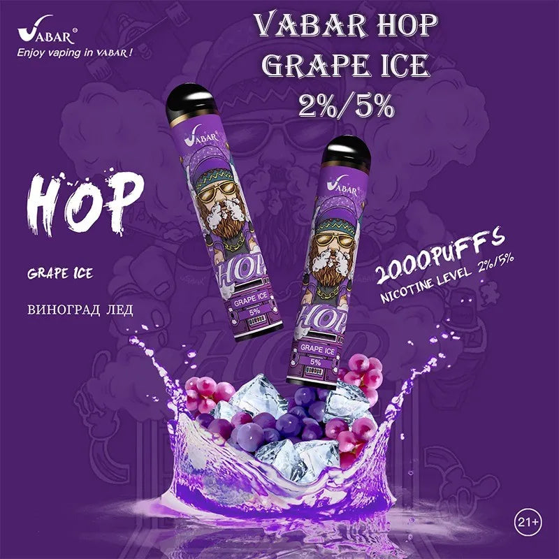 Vabar Hop 2000 Puffs Disposable Vape in UAE