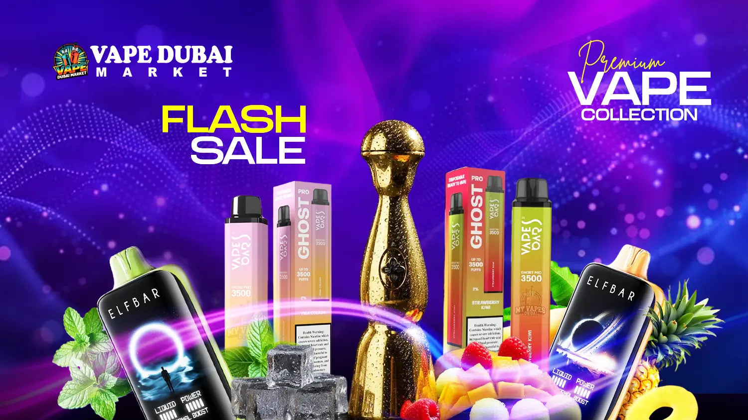 Vape Dubai Market Premium Vape Collection Banner