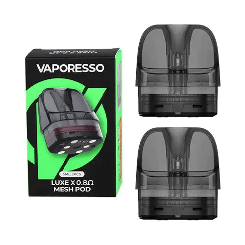 Vaporesso Luxe X series 5ml replacement pods 0.4/0.6/0.8Ω mesh coils 2 pcs