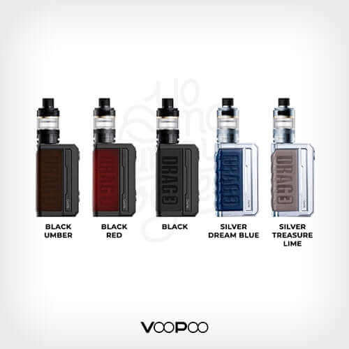 Voopoo Drag 3 color options lineup black umber red blue lime