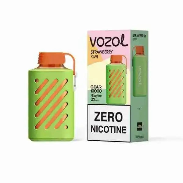 Vozol Gear 10000 Puffs Strawberry Kiwi disposable vape zero nicotine and packaging