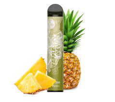 Vozol Pineapple Ice vape with pineapple and slices