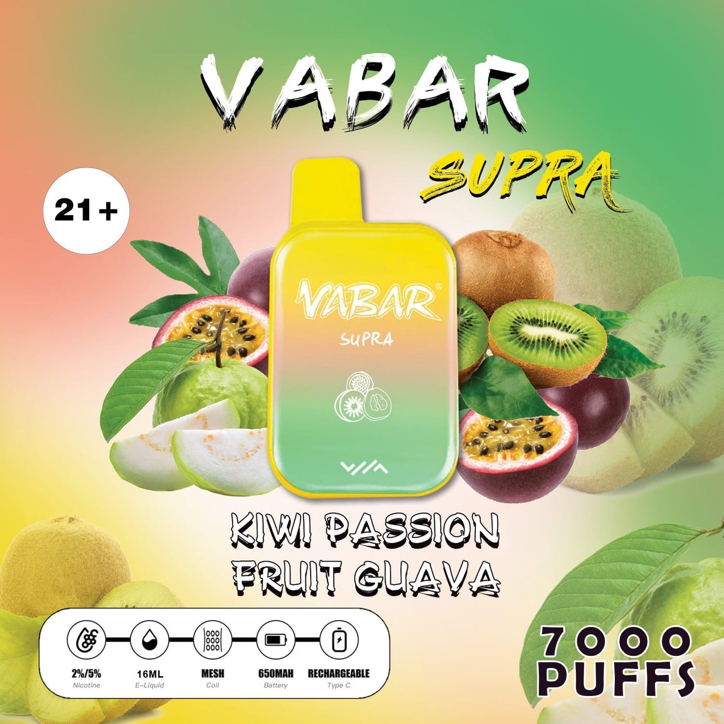 Vabar Supra 7000 Puffs Disposable in UAE 2023