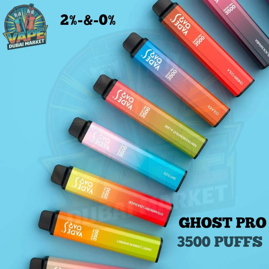 VAPES BAR - GHOST PRO 3500 PUFFS DISPOSABLE VAPE IN UAE