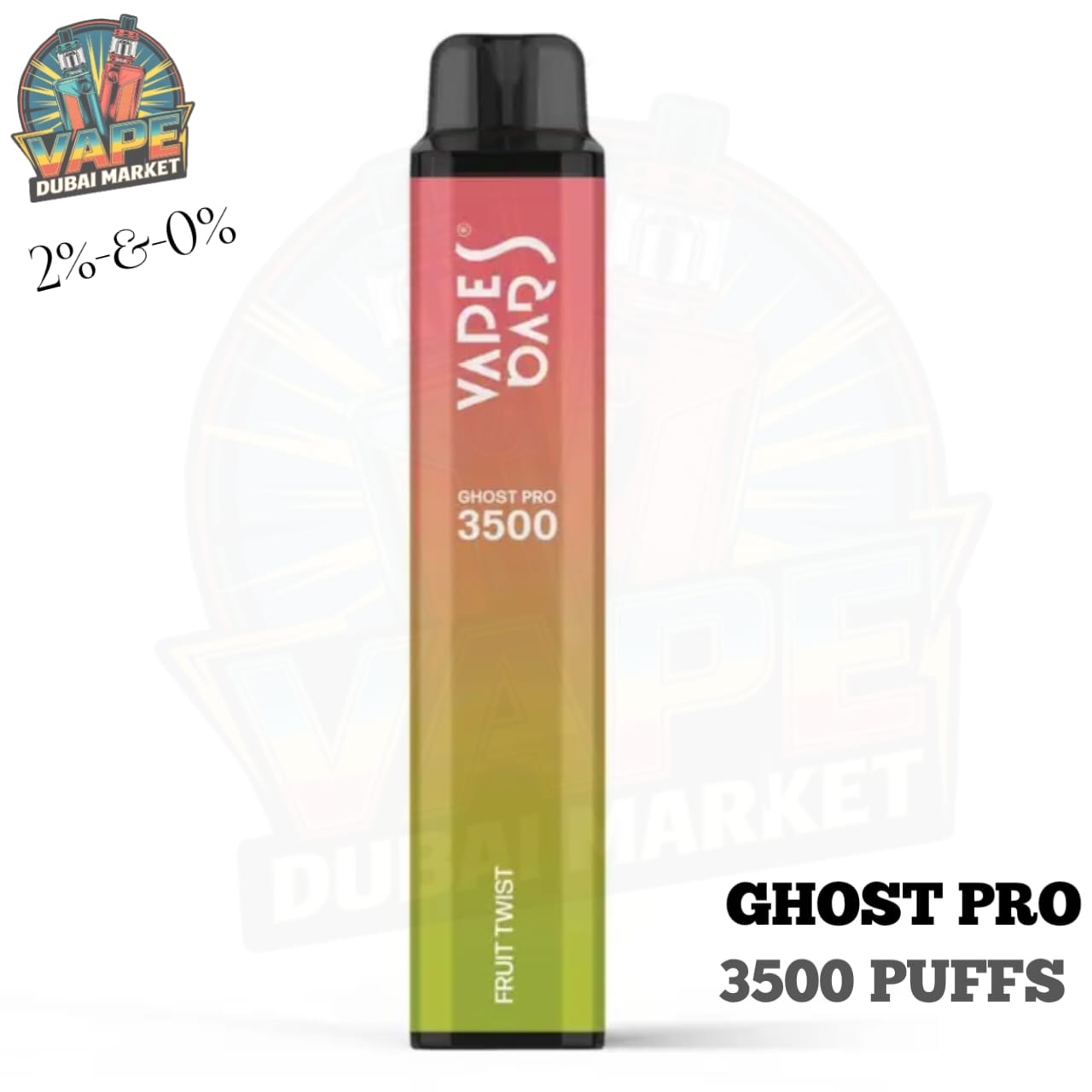 VAPES BAR - GHOST PRO 3500 PUFFS DISPOSABLE VAPE IN UAE