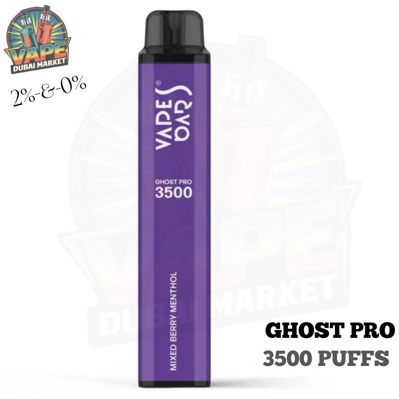 VAPES BAR - GHOST PRO 3500 PUFFS DISPOSABLE VAPE IN UAE