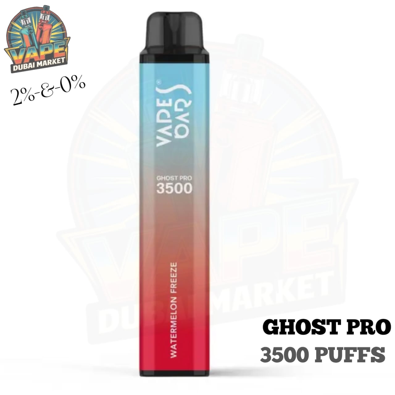 VAPES BAR - GHOST PRO 3500 PUFFS DISPOSABLE VAPE IN UAE