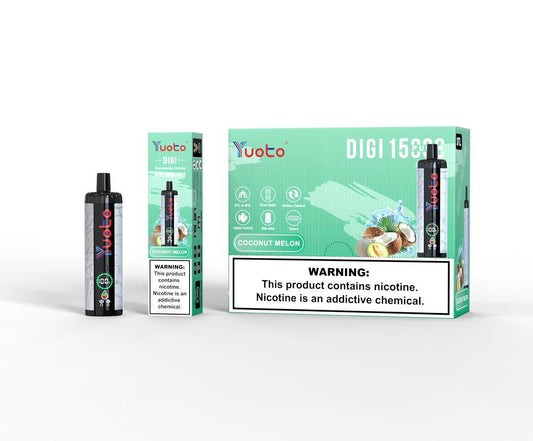 Yuoto Digi Coconut Melon – disposable vape 15000 puffs with coconut melon flavor