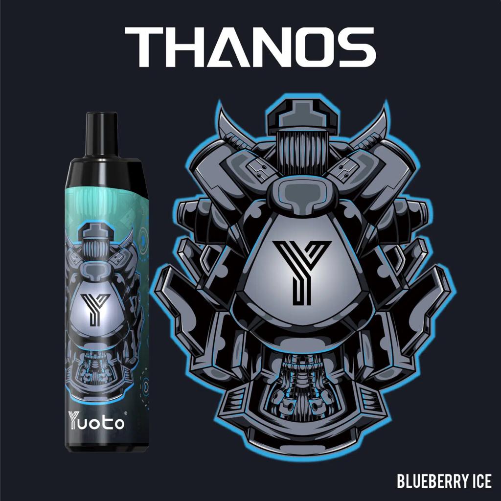 Yuoto Thanos Blueberry Ice disposable vape 5000 puffs with blueberry ice flavor
