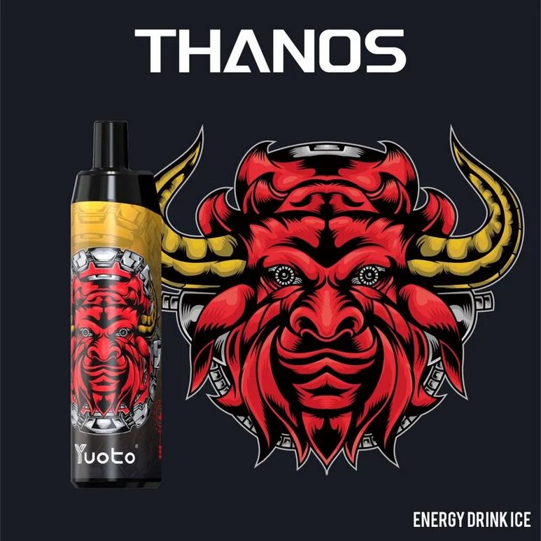 Yuoto Thanos Energy Drink Ice disposable vape 5000 puffs with energy drink ice flavor