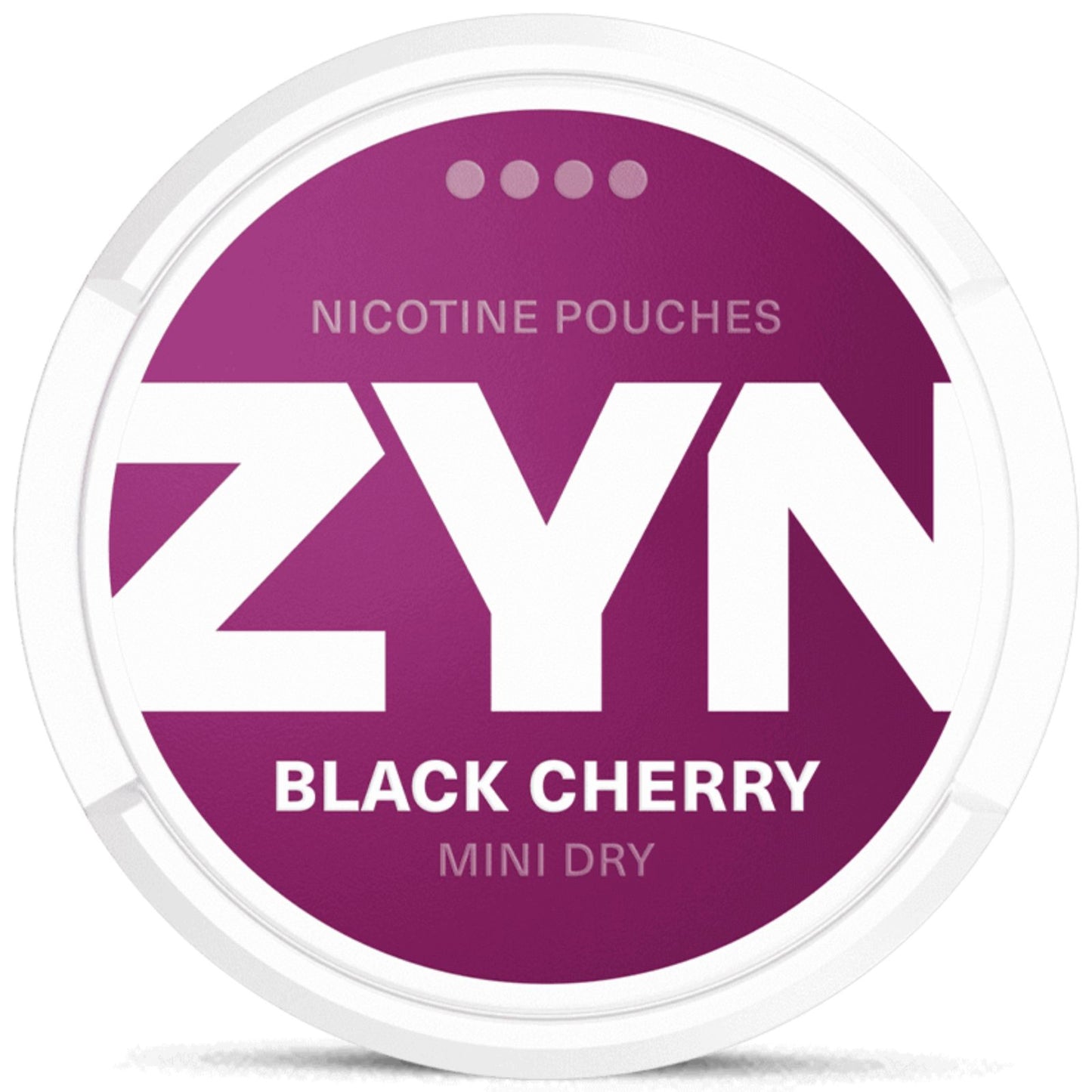 ZYN Black Cherry nicotine pouches mini dry can