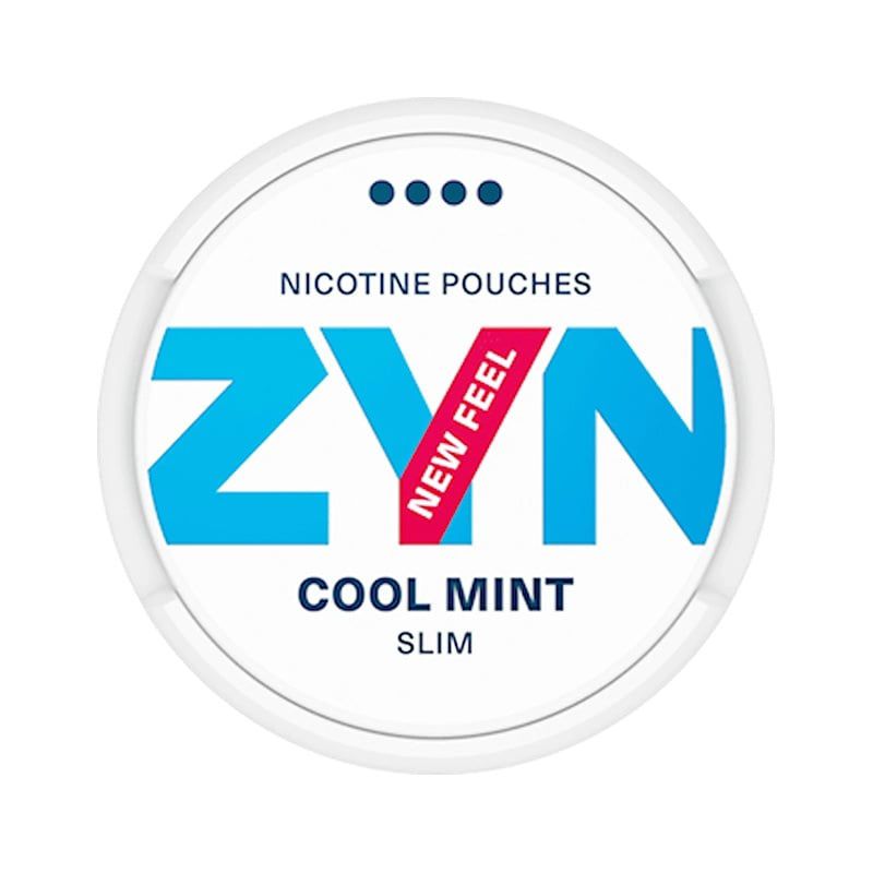ZYN Cool Mint nicotine pouches slim can