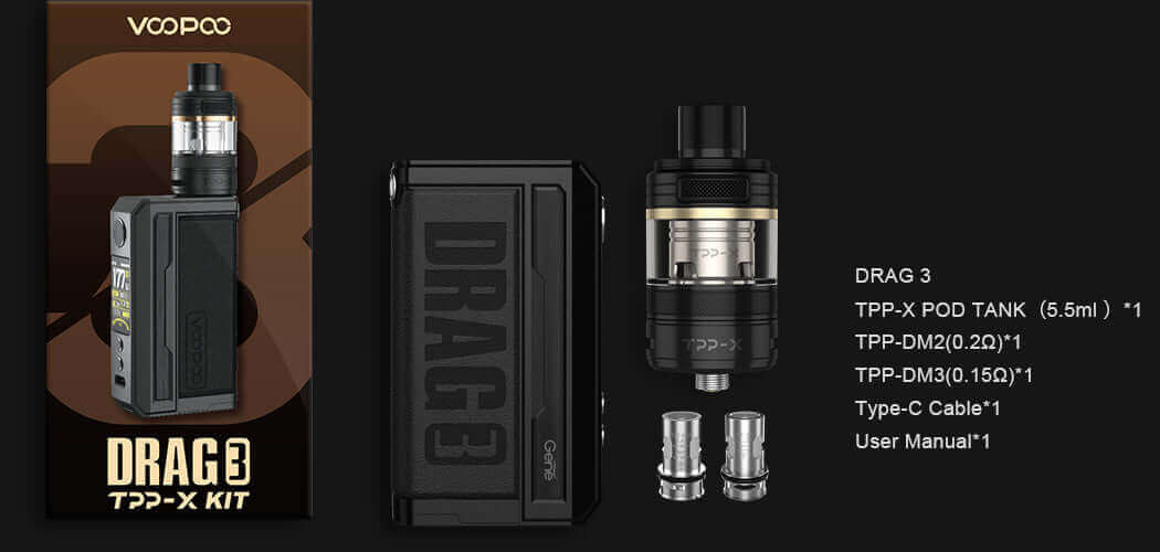 Voopoo Drag 3 VS DRAG 3 TPP X