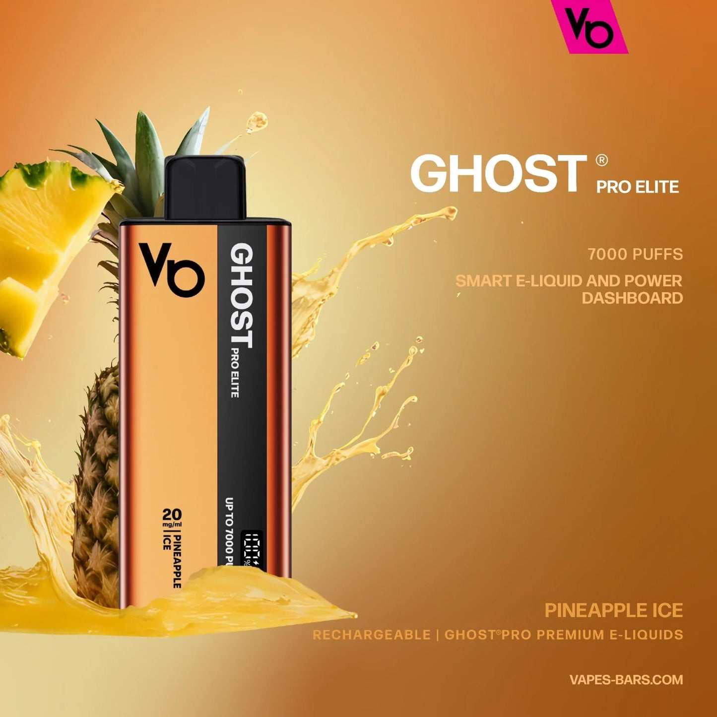 Ghost Pro Elite 7000 Puffs Disposable Vape in Dubai, UAE